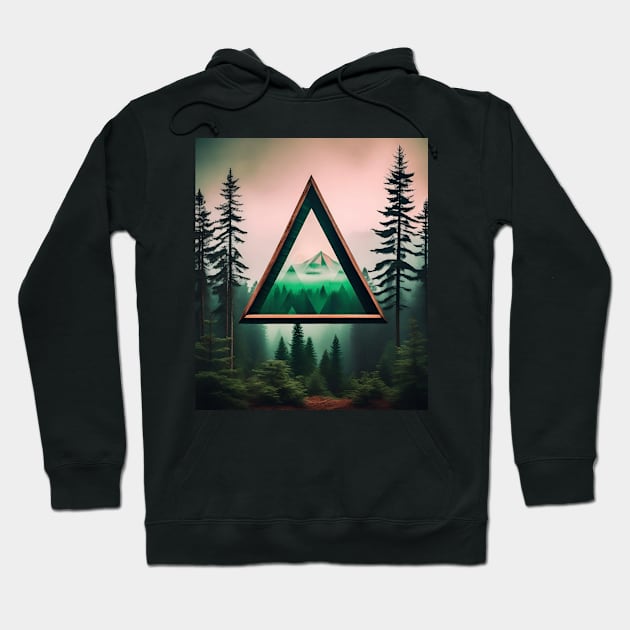 The Mystic Triangle: A Portal to Another World Hoodie by Alihassan-Art